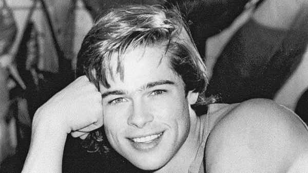 retro Brad Pitt photoshoot