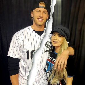 Brielle Biermann and Michael Kopech Split