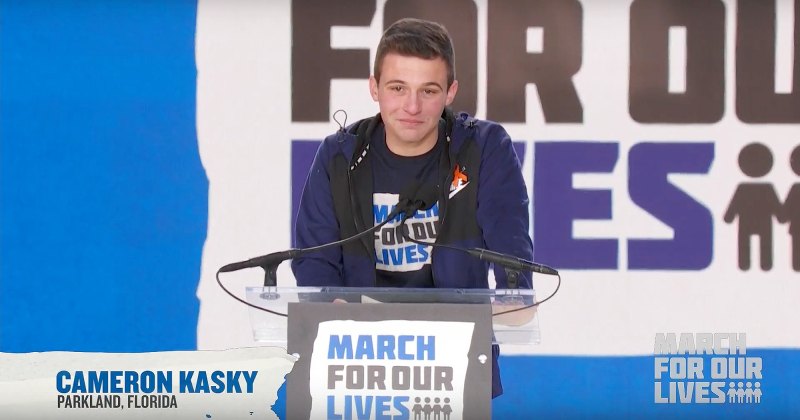 Cameron Kasky, Speech, March for our Lives, MSDStrong