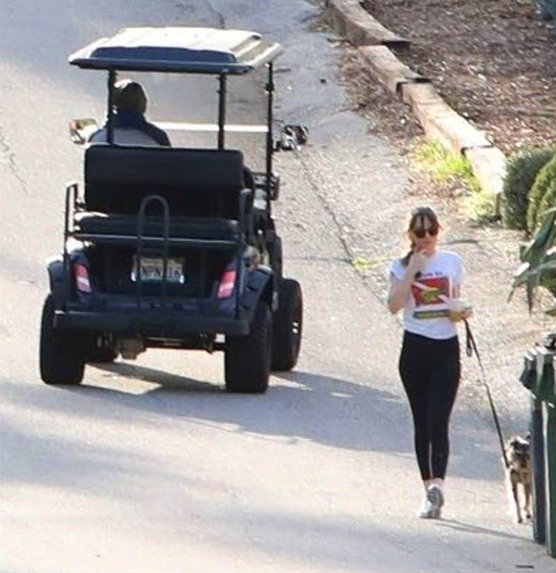 Chris Martin and Dakota Johnson date golf cart