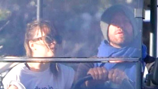 Chris Martin and Dakota Johnson date golf cart
