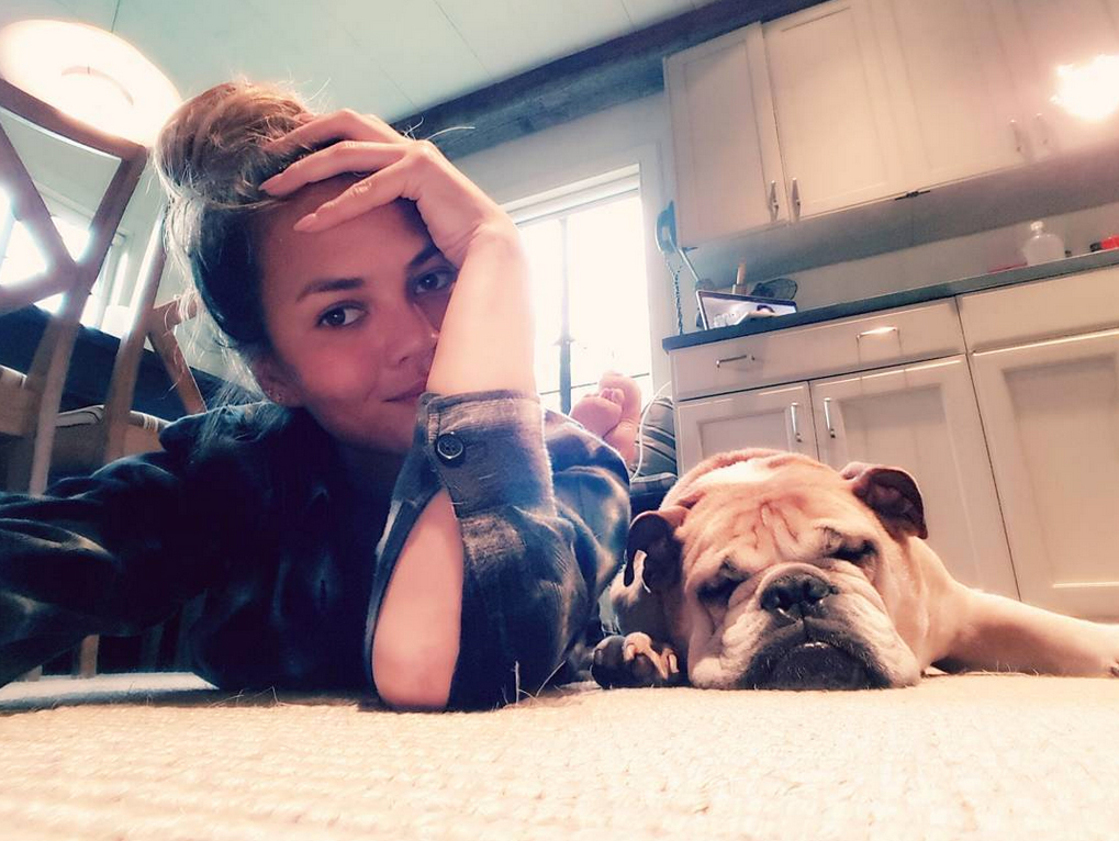 Chrissy Teigen and Puddy