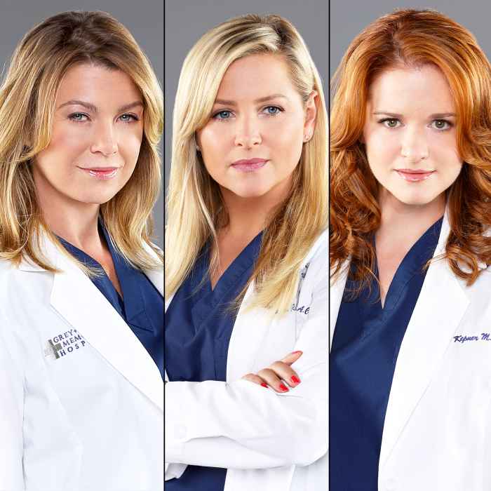 Ellen Pompeo, Jessica Capshaw and Sarah Drew on ‘Grey’s Anatomy’