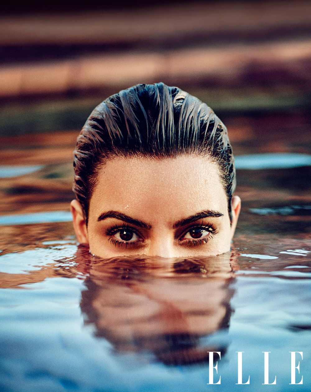Kim Kardashian Elle Magazine