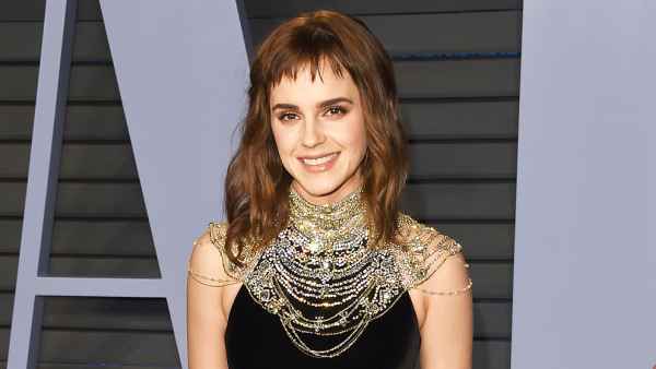 Emma Watson temporary tattoo typo Vanity Fair Oscar Party Oscars 2018