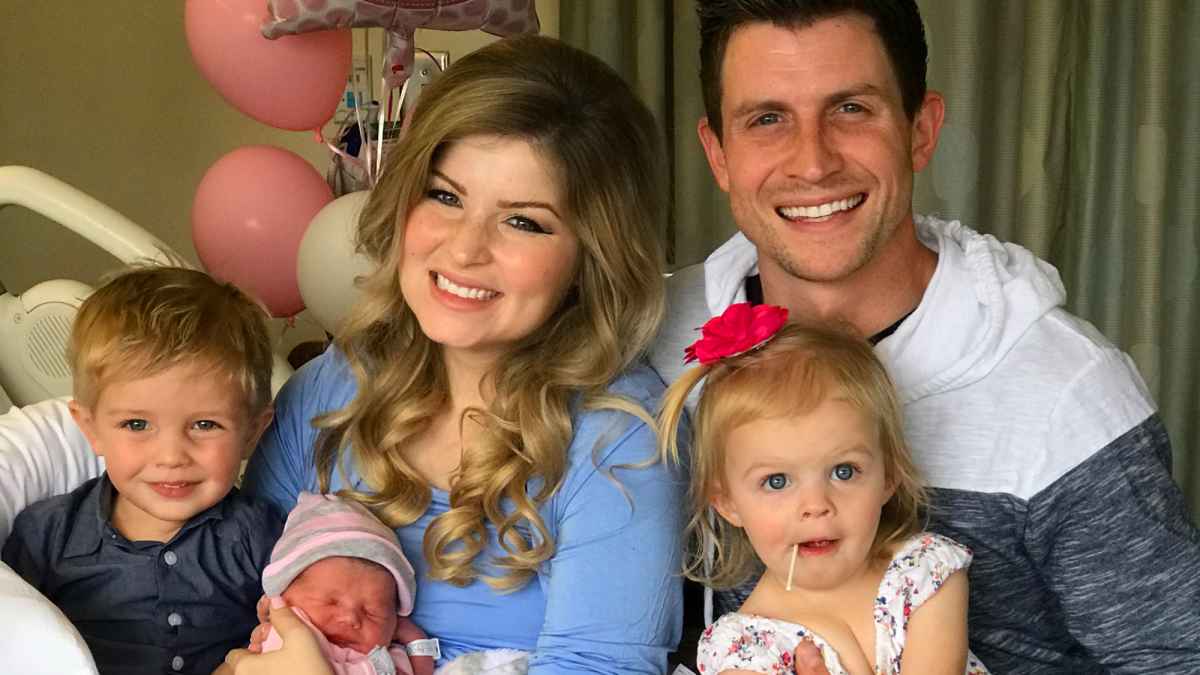 Erin and Chad Paine with daughter Everly Hope Paine