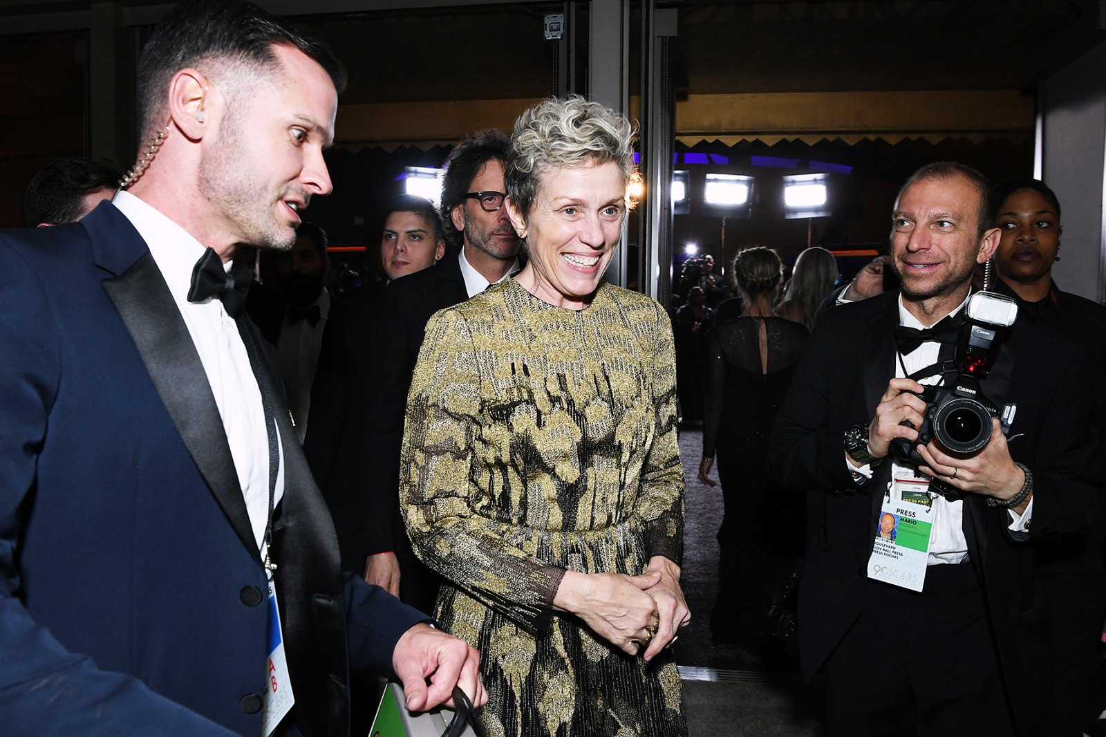 Frances McDormand Oscars 2018 Governors Ball