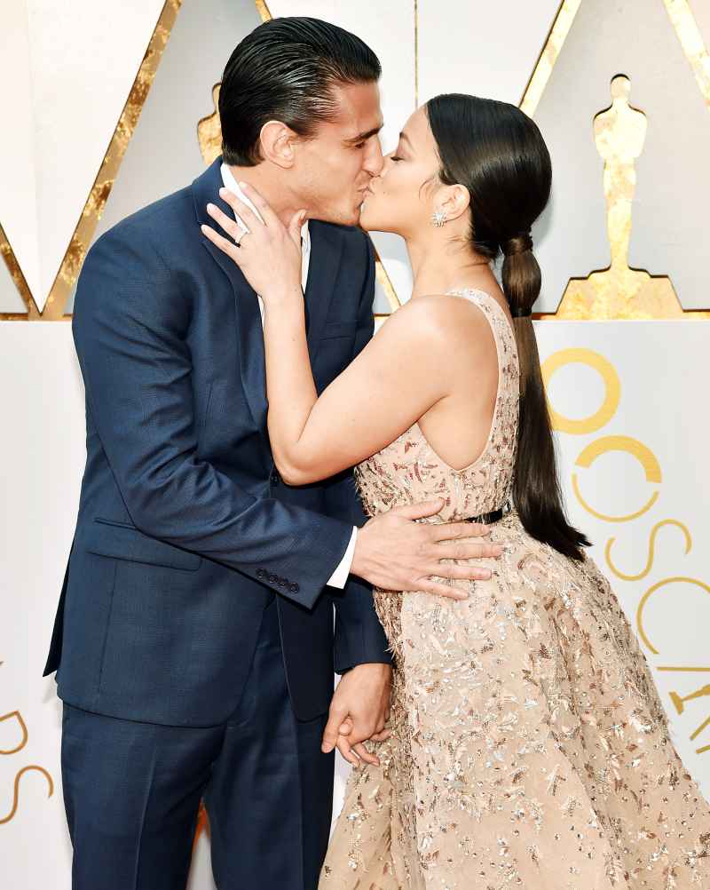 Oscars 2018 Celebrity PDA Gina Rodriguez Joe Locicero