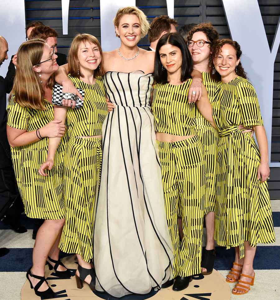 Greta Gerwig Oscars 2018 Vanity Fair Oscar Party