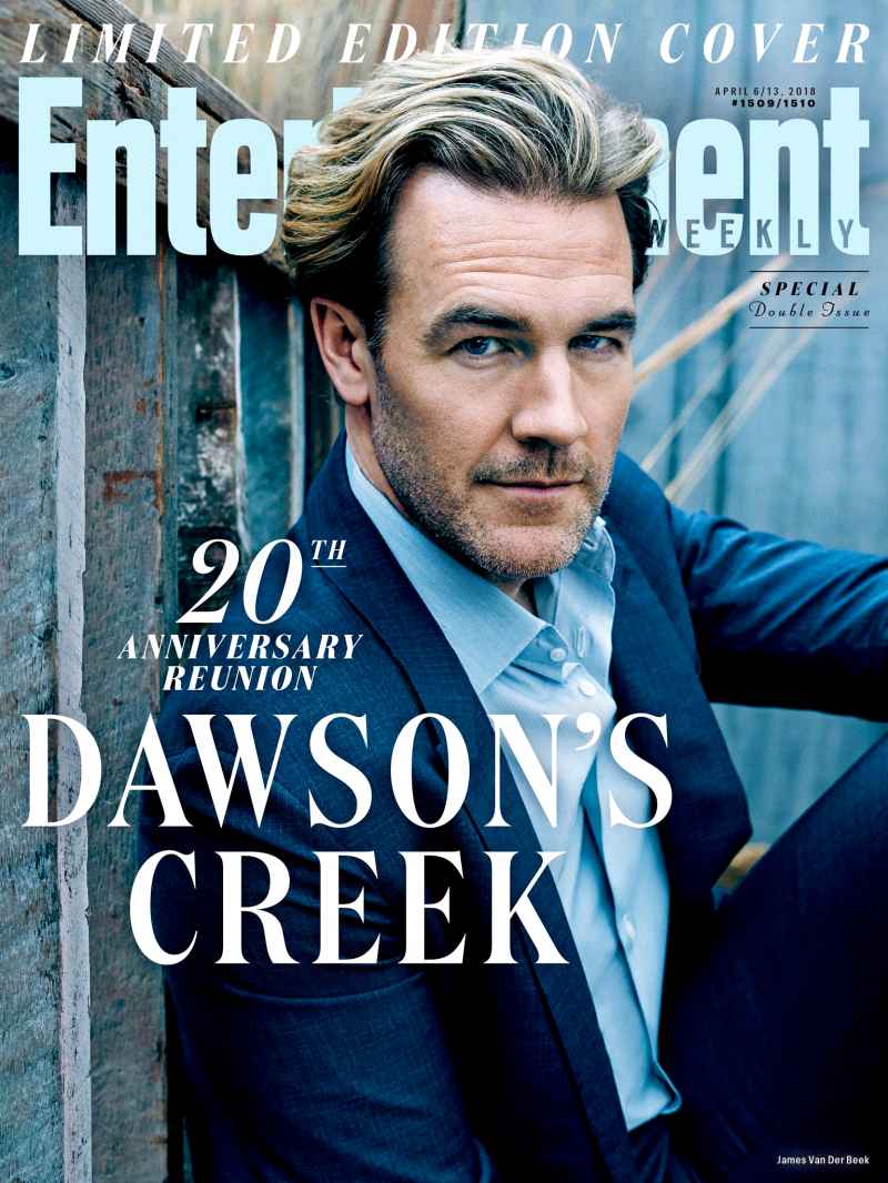 James Van Der Beek Dawson's Creek Entertainment Weekly Cover