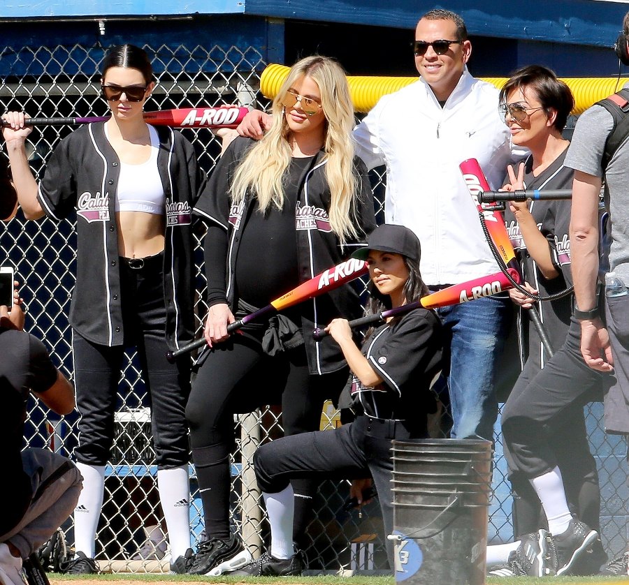 ARod Coaches KardashianJenner Clan at Calabasas Softball Game Pics