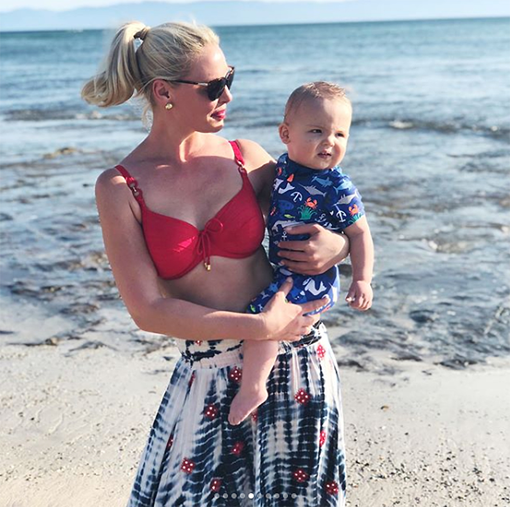 Katherine Heigl Hits the Beach in a Bikini During Family Vacation
