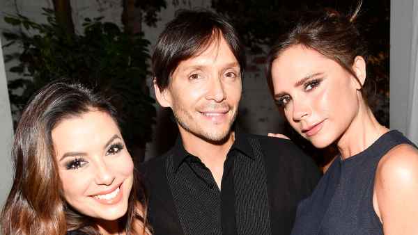 Eva Longoria, Ken Paves and Victoria Beckham
