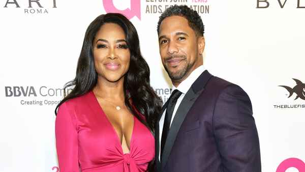 Kenya Moore Marc Daly Elton John AIDS Foundation's Academy Awards Viewing Party