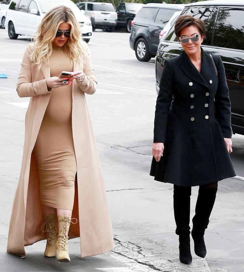 Khloe Kardashian Shows Off Baby Bump in Tight Dress