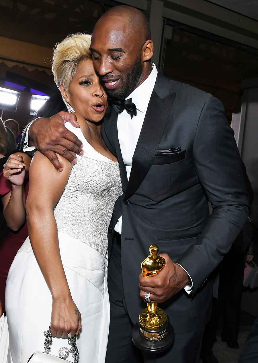 Mary J. Blige Kobe Bryant Oscars 2018 Governors Ball