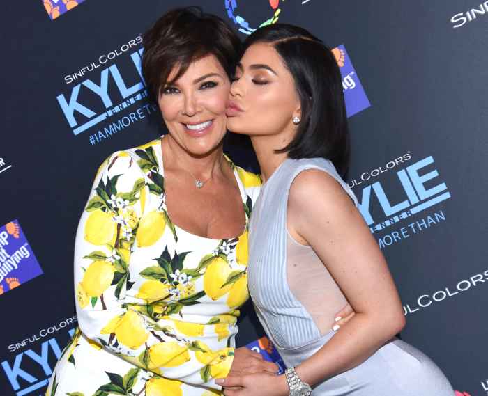 Kris Jenner and Kylie Jenner travis scott paternity