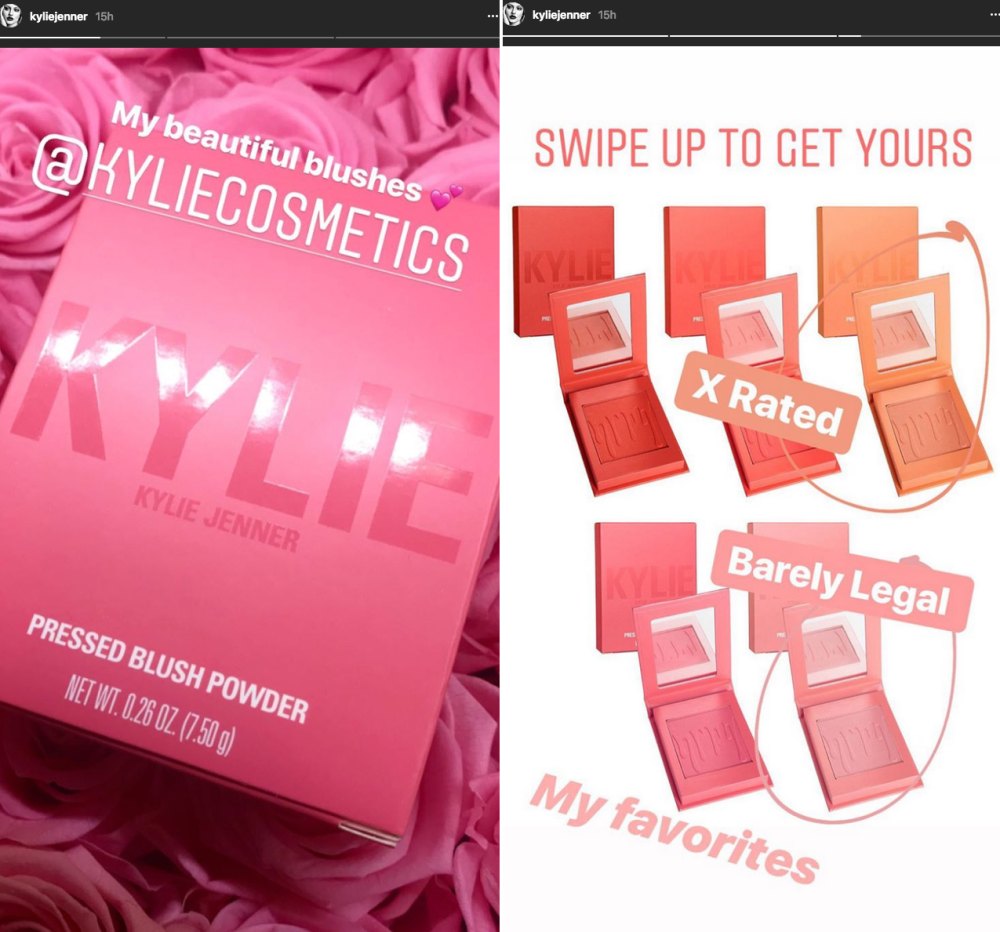 kylie-jenner-blushes