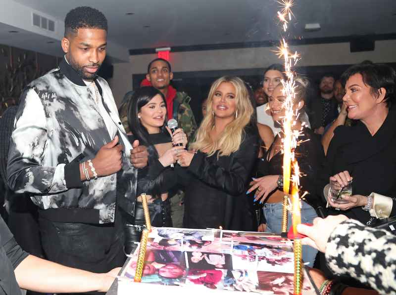 Kylie Jenner, Khloe Kardashian, Kris Jenner, Tristan Thompson, Birthday Party