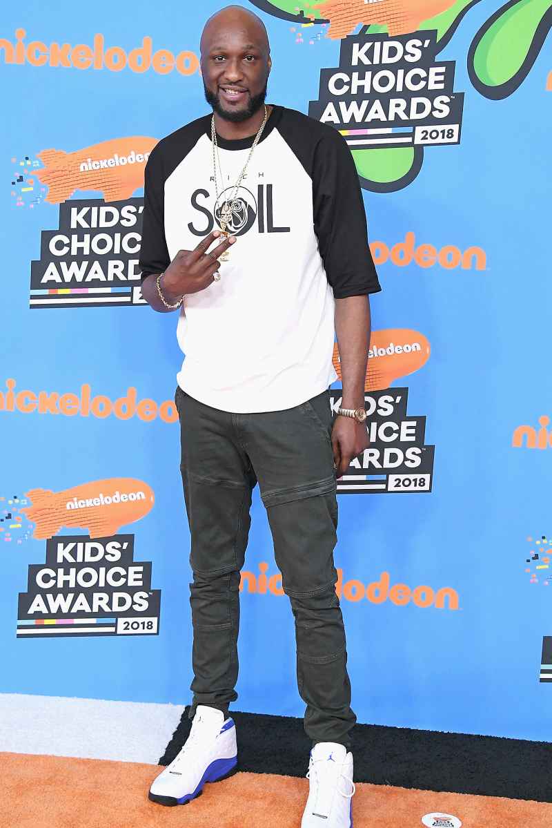 Lamar Odom, Nickelodeon's 2018 Kids' Choice Awards