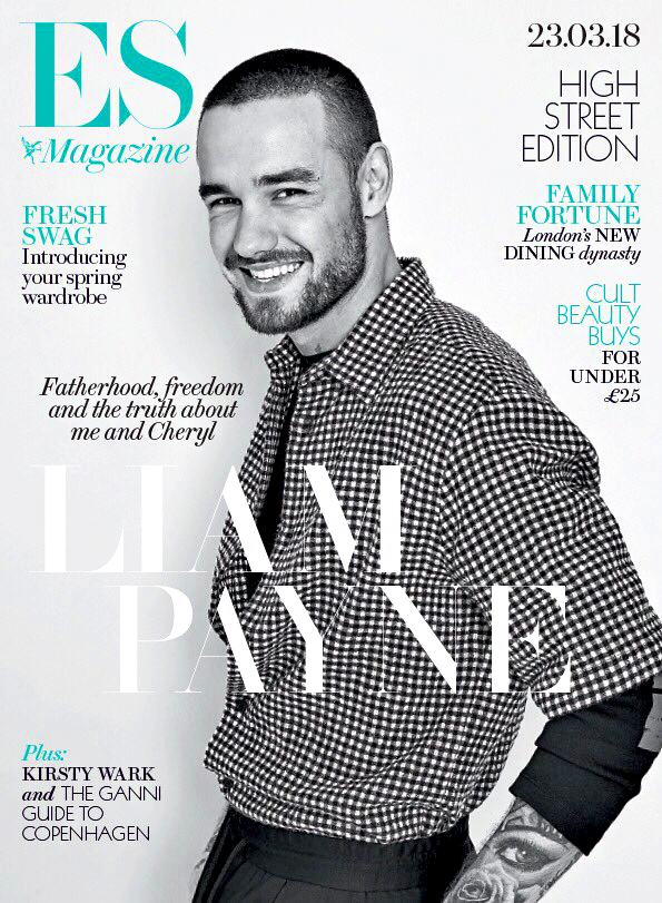 Liam Payne Evening Standard Magazine Cover