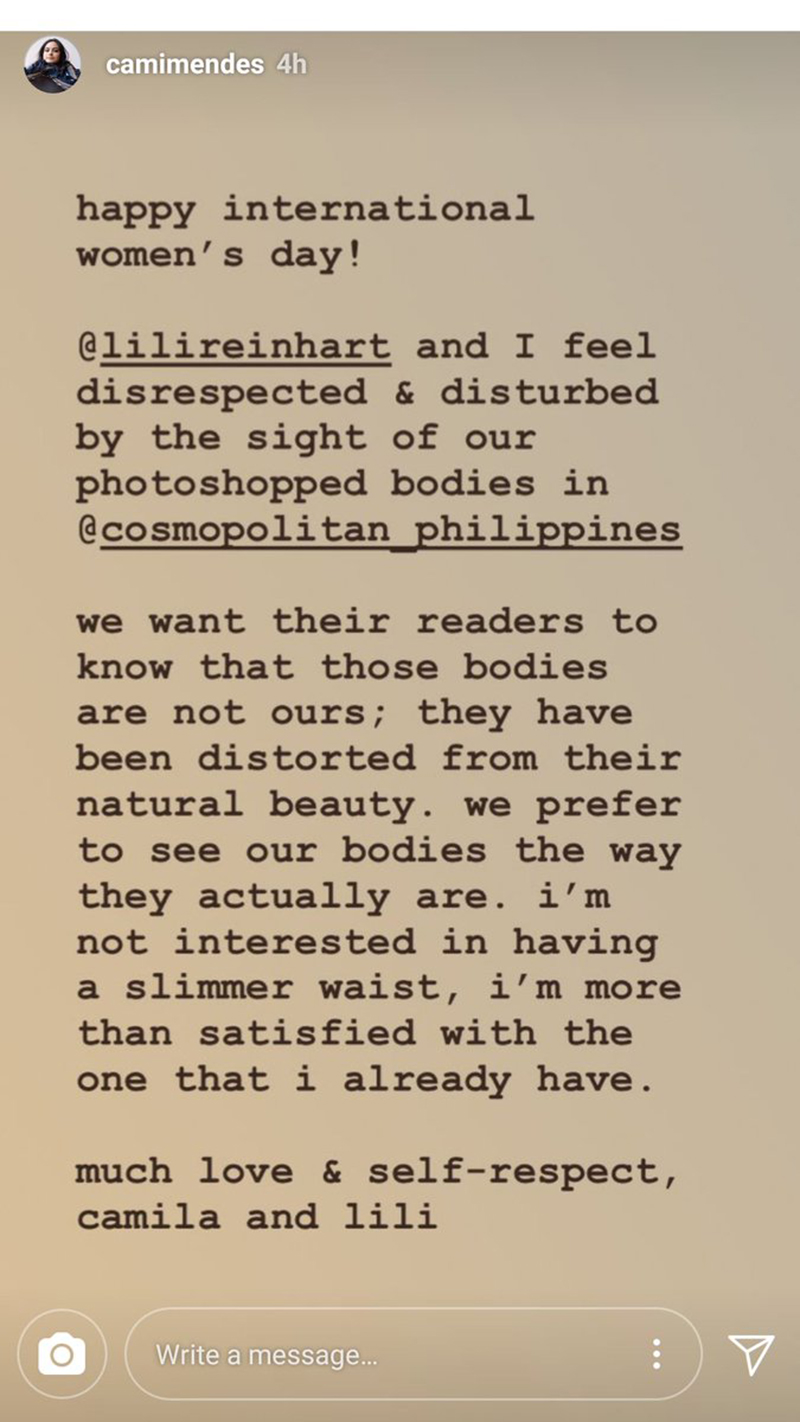 Lili Reinhart and Camila Mendes photoshopped