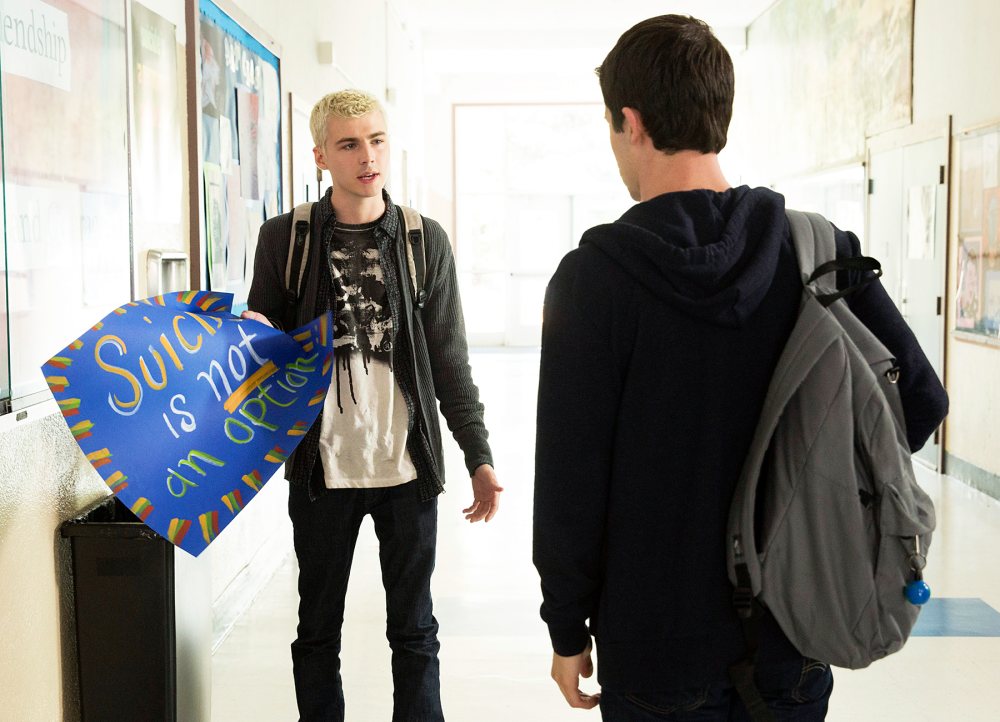 Miles Heizer Dylan Minnette 13 Reasons Why