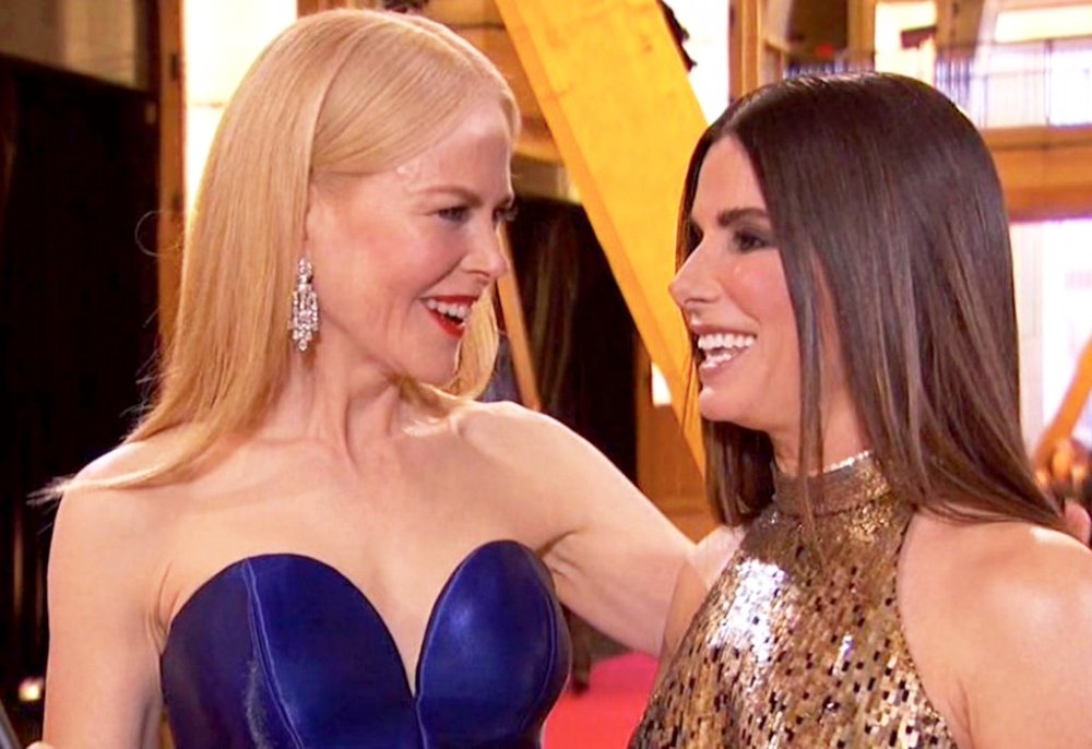Nicole Kidman and Sandra Bullock Oscars 2018