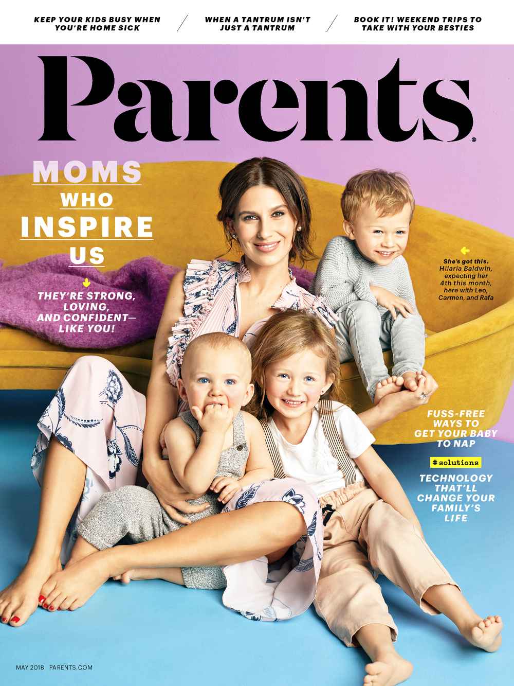 Hilaria Baldwin Parents Magazine Cover
