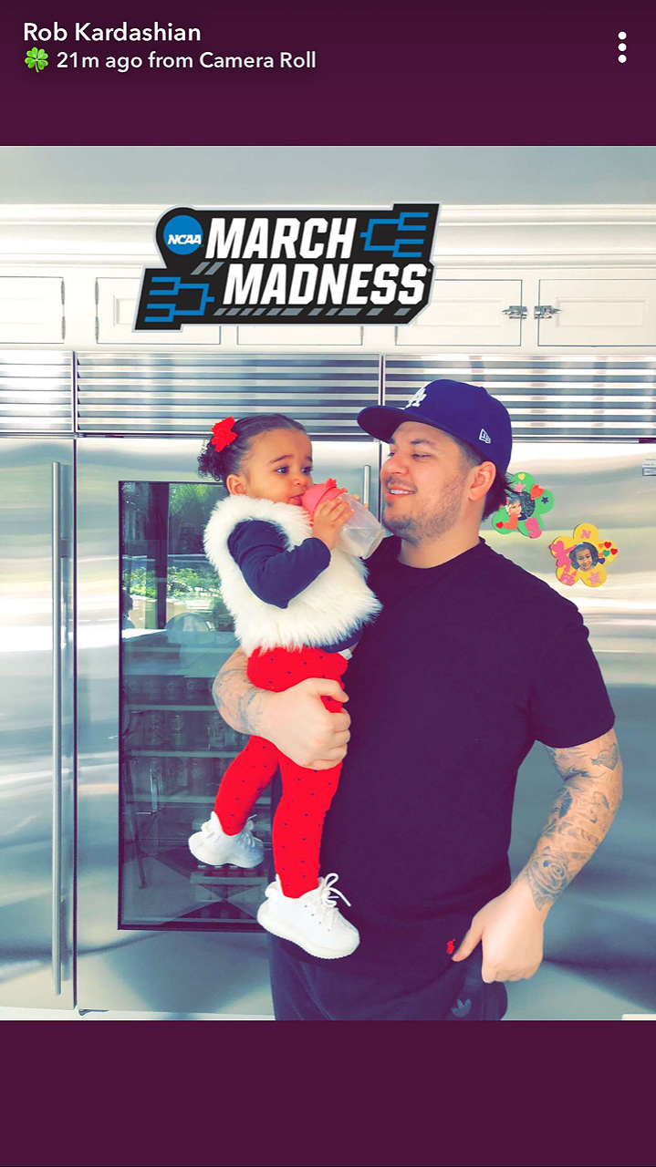 Rob Kardashian, Dream, Slim, March Madness, Snapchat