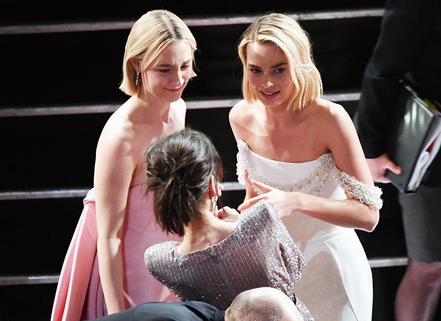 Saoirse Ronan Sally Hawkins Margot Robbie Oscars 2018