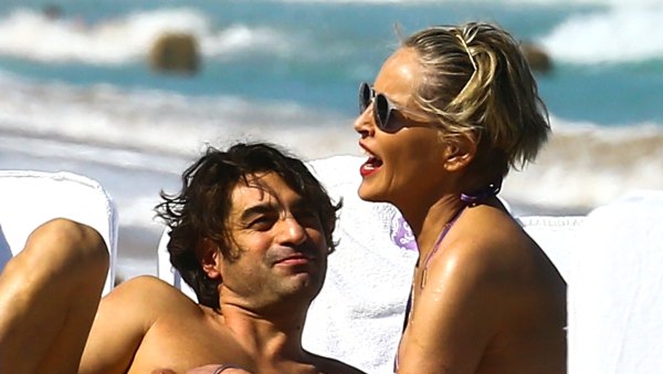 David DeLuise Sharon Stone bikini engaged