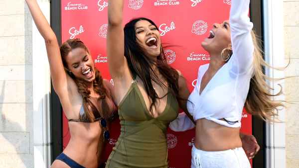 Haley Kalil, Danielle Herrington and Camille Kostek