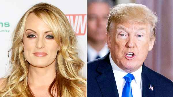 Stormy Daniels and Donald Trump