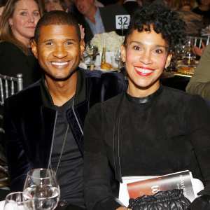 Usher Grace Miguel split