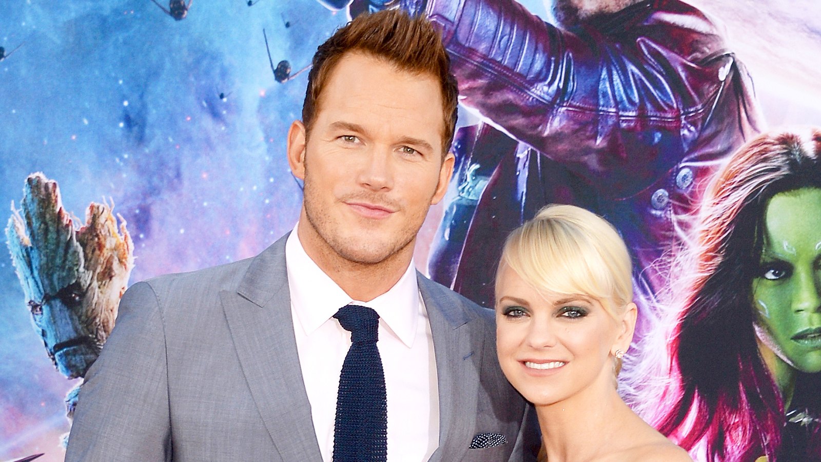 Chris Pratt and Anna Faris attend the premiere of Marvel's 'Guardians of the Galaxy' at the Dolby Theatre in Hollywood on July 21, 2014.