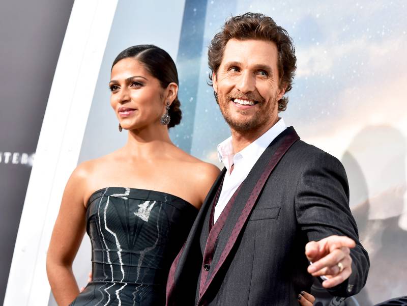 Camila Alves and Matthew McConaughey Hollywood’s Hottest Married Couples Gallery