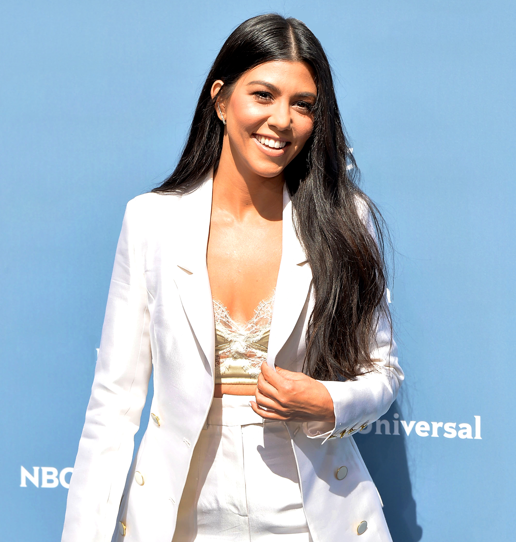 Kourtney Kardashian attends the NBCUniversal 2016 Upfront Presentation in New York City.