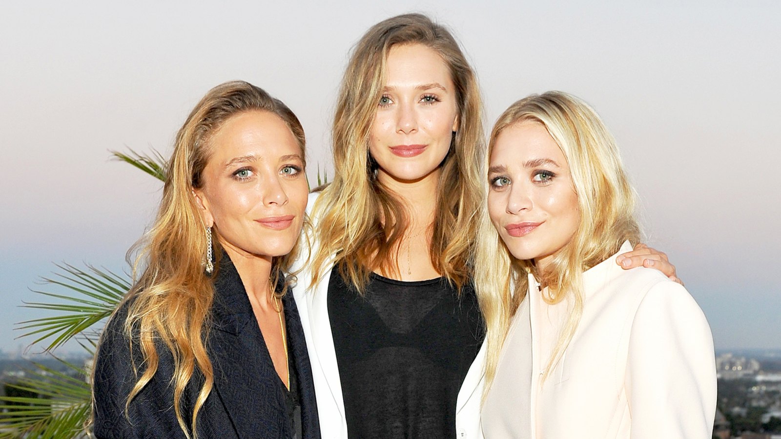 Mary-Kate Olsen, Elizabeth Olsen and Ashley Olsen attend Elizabeth and James Flagship Store Opening 2016 Celebration with InStyle at Chateau Marmont in Los Angeles, California.