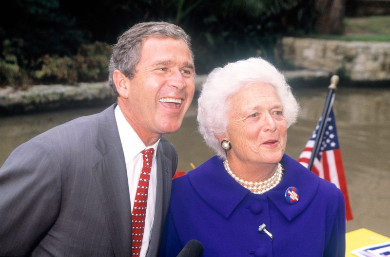 George W. Bush and Barbara Bush