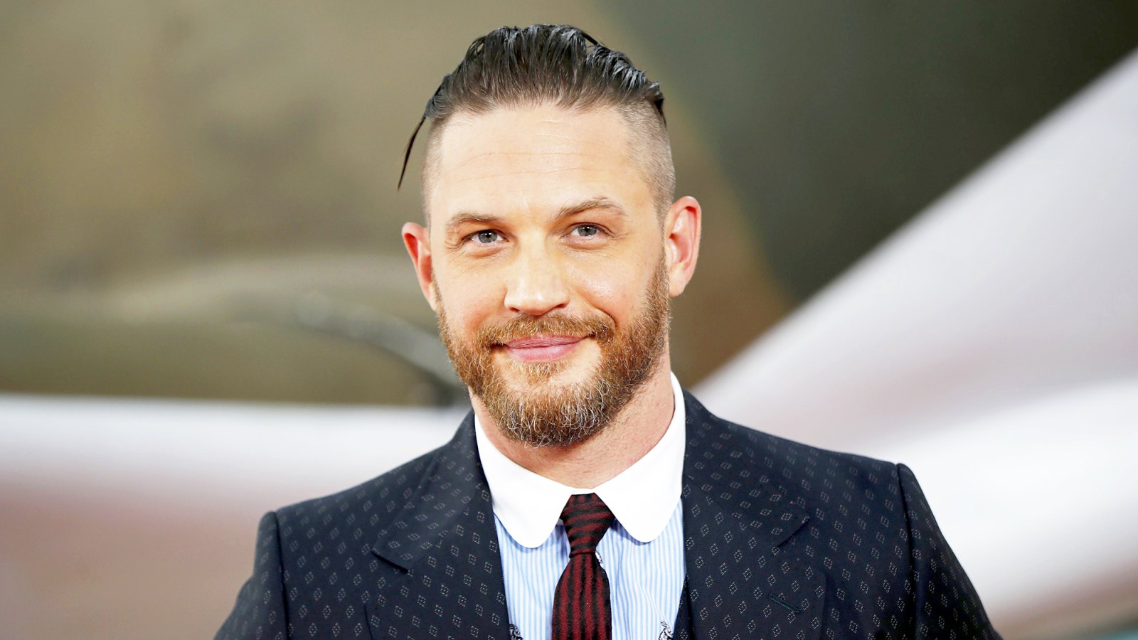 Tom Hardy arrives for the world 2017 premiere of "Dunkirk" in London, England.