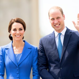 Kate Middleton and Prince William visit the Brandenburg Gate during an official visit to Poland and Germany on July 19, 2017 in Berlin, Germany.