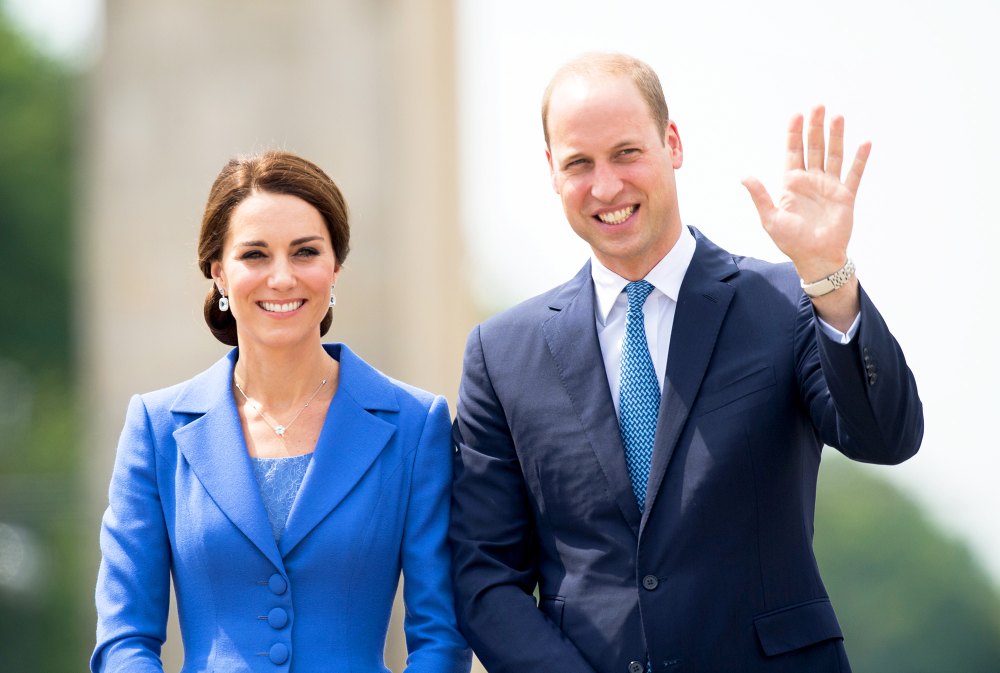 Kate Middleton and Prince William visit the Brandenburg Gate during an official visit to Poland and Germany on July 19, 2017 in Berlin, Germany.