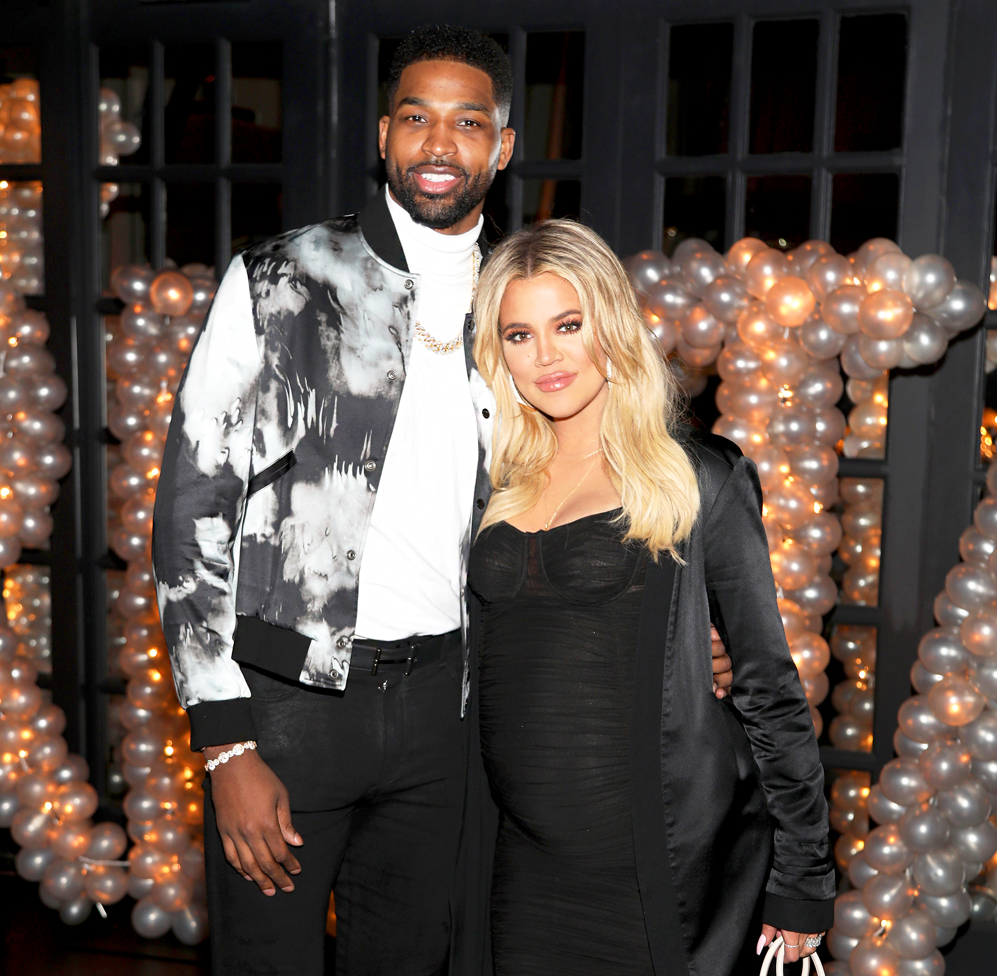 Tristan Thompson and Khloe Kardashian celebrate Tristan Thompson's Birthday at Beauty & Essex on March 10, 2018 in Los Angeles, California.