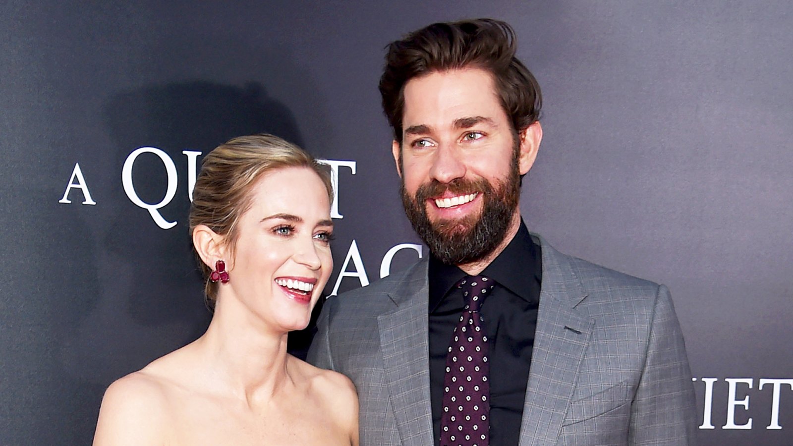 Emily Blunt and John Krasinski attend the premiere for "A Quiet Place" at AMC Lincoln Square Theater on April 2, 2018 in New York City.