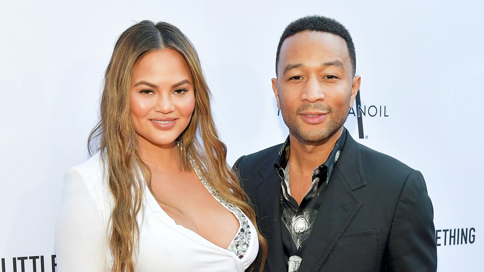 Chrissy Teigen and John Legend attend The Daily Front Row's 4th Annual Fashion Los Angeles Awards at Beverly Hills Hotel on April 8, 2018 in Beverly Hills, California.