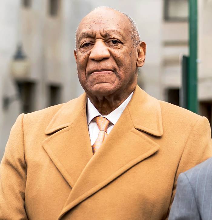 Bill Cosby leaving the Montgomery County Courthouse during the sexual assault charges on April 12, 2018 in Norristown, Pennsylvania.