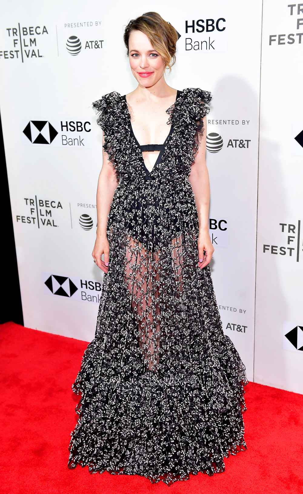 Rachel McAdams attends the "Disobedience" premiere during the 2018 Tribeca Film Festival at BMCC Tribeca PAC on April 24, 2018 in New York City.