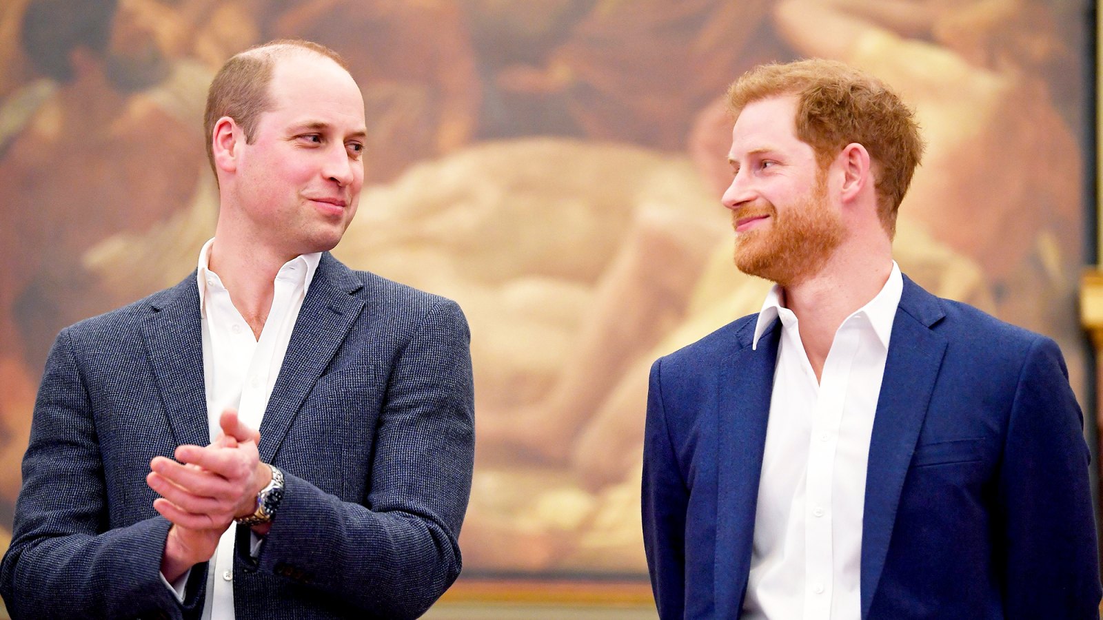 Prince William and Prince Harry attend the opening of Greenhouse Sports Centre on April 26, 2018 in in London, England.
