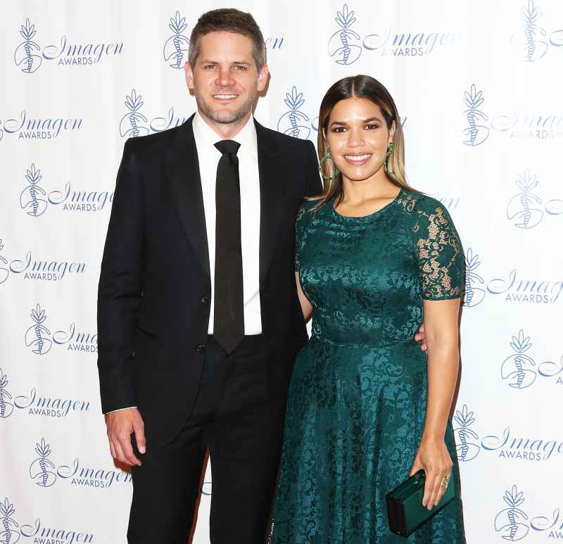 Ryan Piers Williams America Ferrera Gives Birth